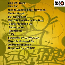 Like 89" THE EP:A Dedication To Paten Locke ESQ & Paten Locke